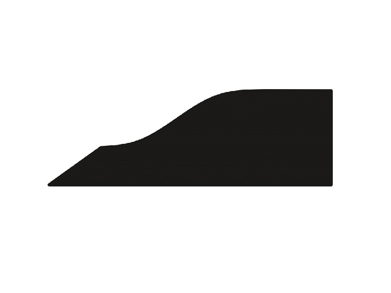 Approach Autograph II N/S Rear Upper Black Decal 