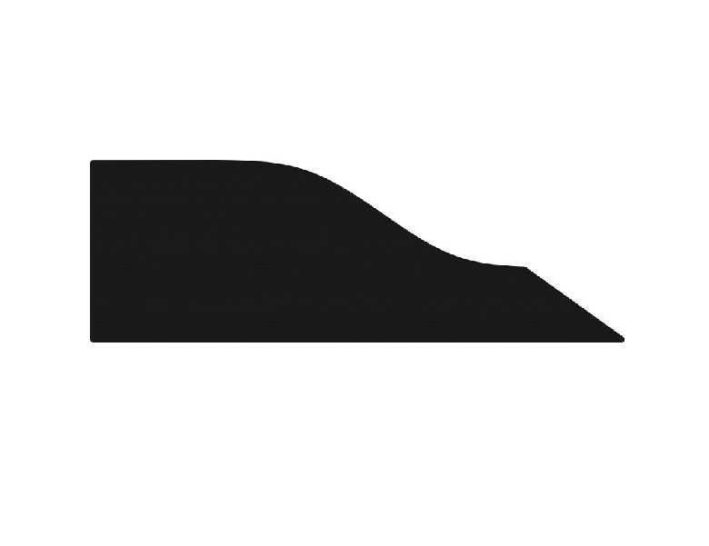 Approach Autograph II O/S Rear Upper Black Decal 