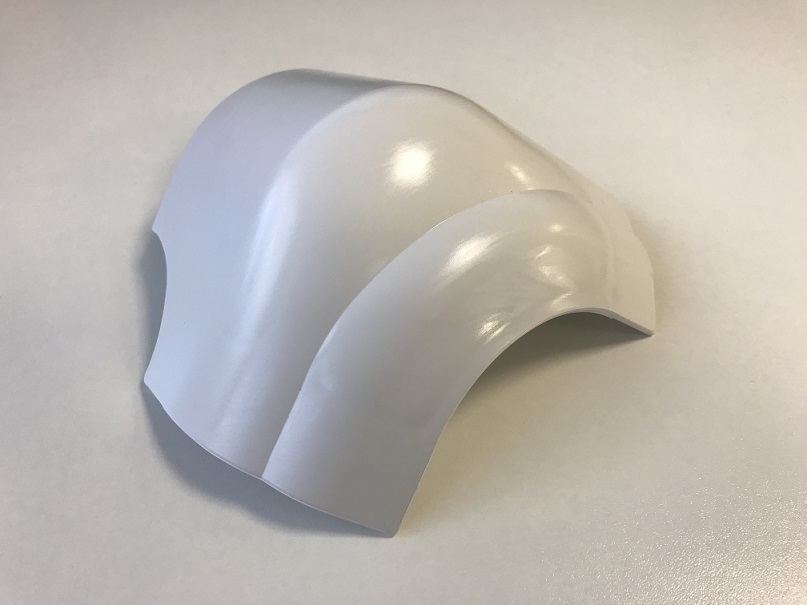 Rangefinder Rear Corner Outer Capping - White