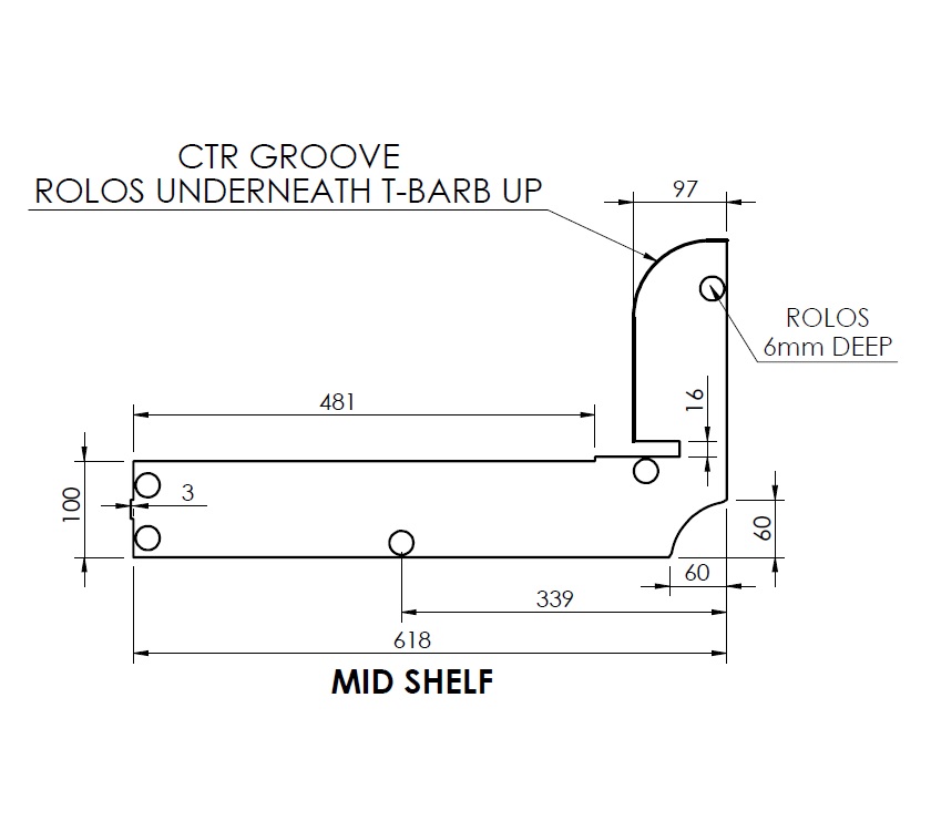 Read more about Peg IV Bri Ver Mod Washroom Cupboard Mid Shelf product image