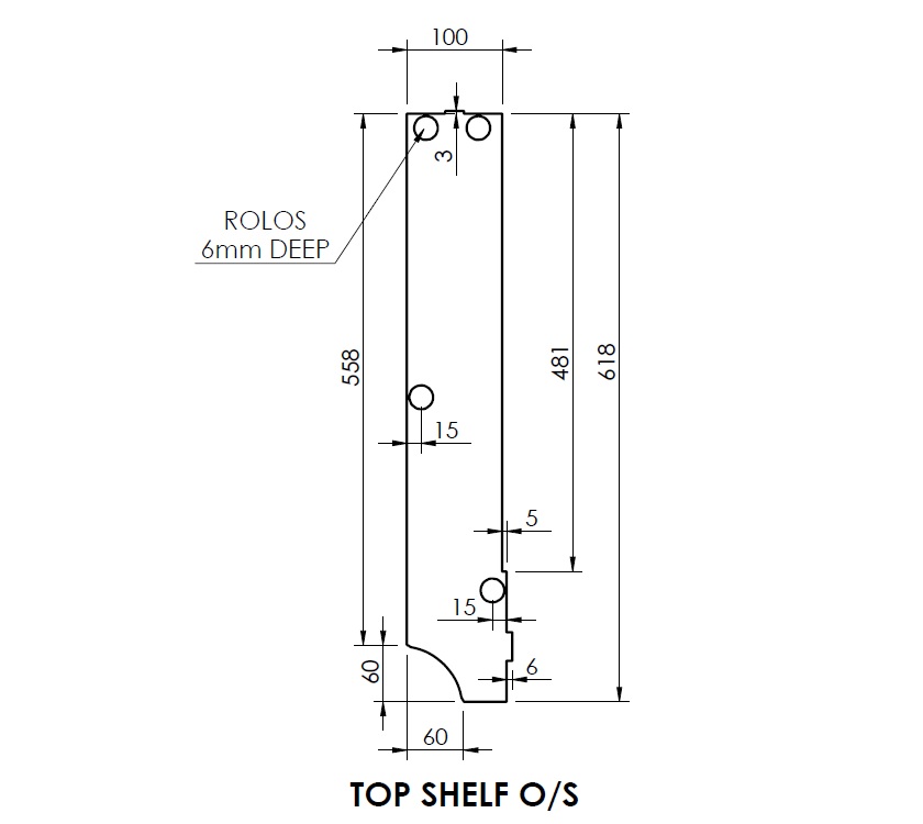 Read more about Peg IV Bri Ver Mod Washroom Top Shelf O/S product image
