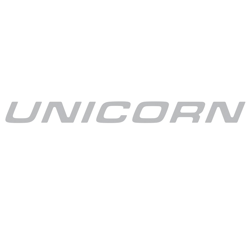 Unicorn IV Chrome Side Unicorn Name Decal