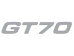 Pegasus GT70 Side GT70 Chrome Resin Decal