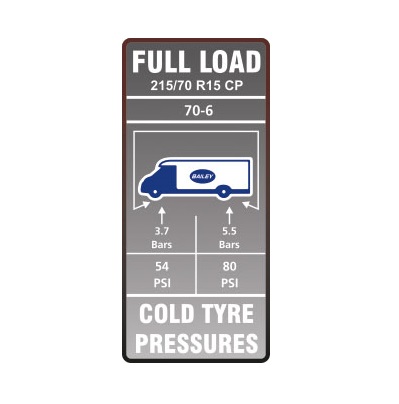Read more about AE2 70-6 Tyre Pressure Label product image