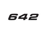 PX1 Phoenix 642 Number Decal