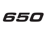 PX1 Phoenix 650 Number Decal