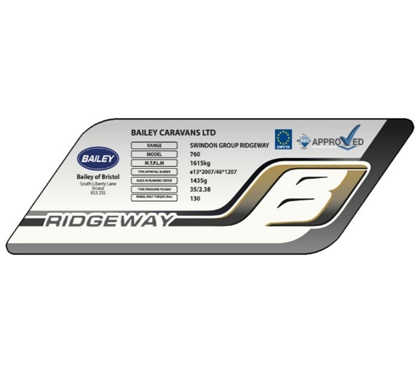 PX1 Ridgeway 760 Weight Plate (2018-2019)