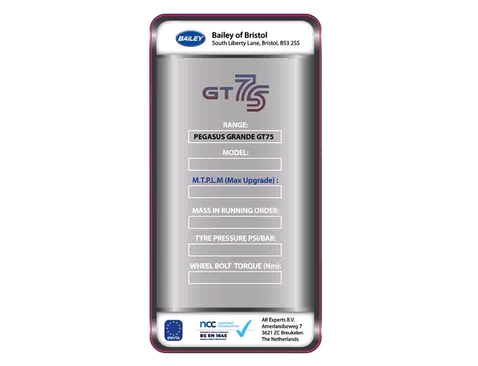 PG2 Pegasus Grande GT75 Ancona Max Upgrade Weight Plate