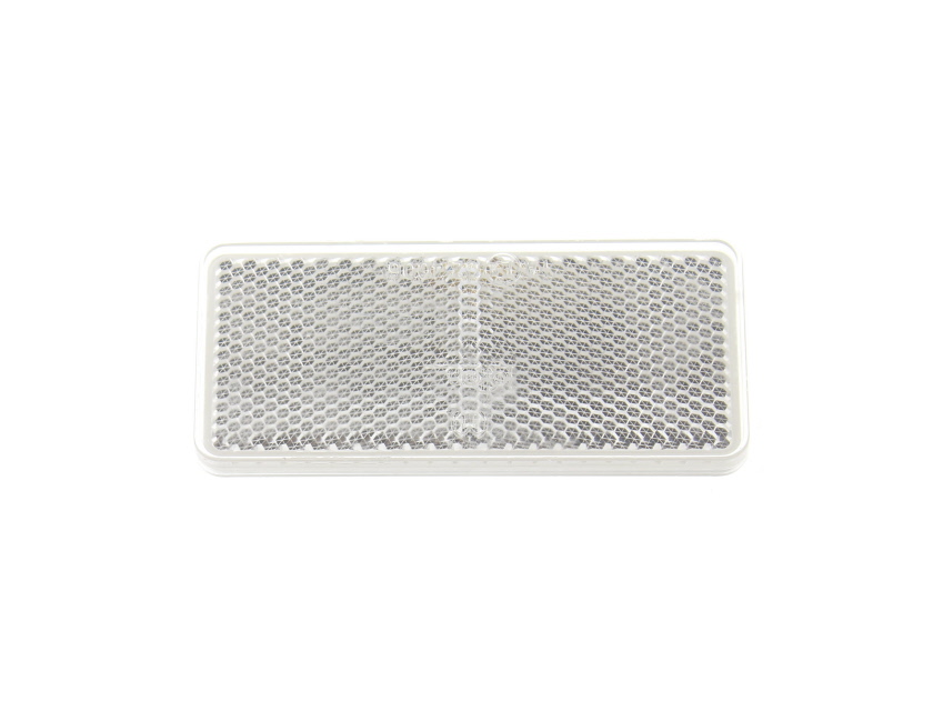 Rectangle White / Clear Reflector