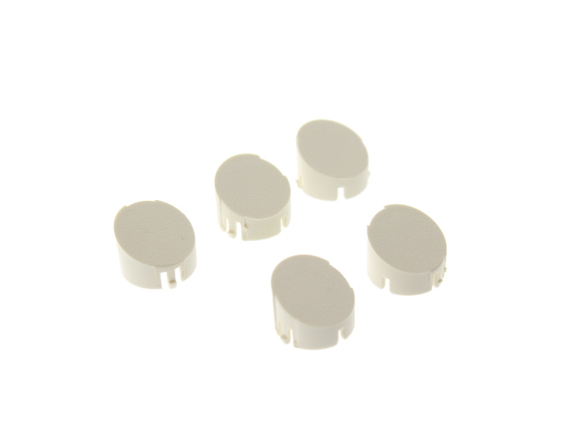 Cream Wheel Spat Set Screw Caps No. 1-5