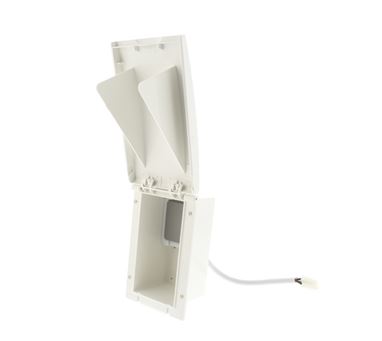 White External 230v Socket & Box