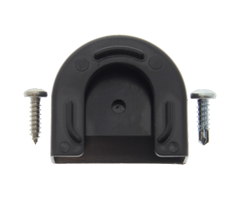 Remifront IV Plisse Cab Window Blind Black Fitting