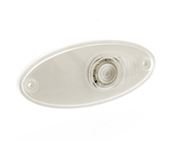 Clear Oval Front Marker Light