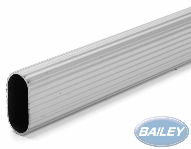 Aluminium Wardrobe Rail / Tube 30mm x 15mm x 3m