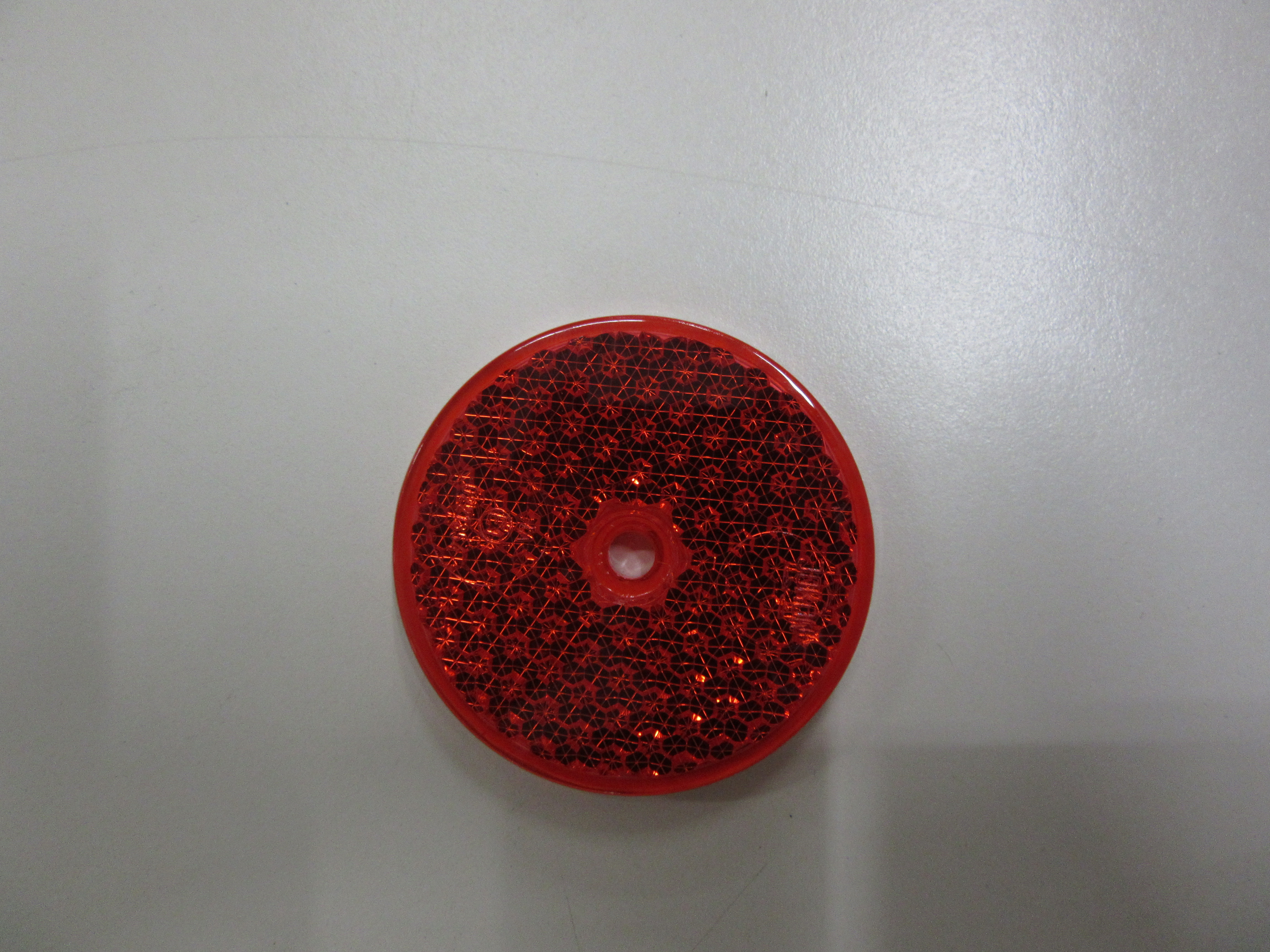 Round Red Reflex Reflector 60mm