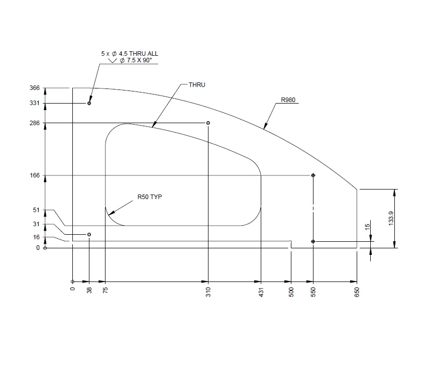 Read more about AE2 N/S Top Cab Interface Facia (Revision A03) product image