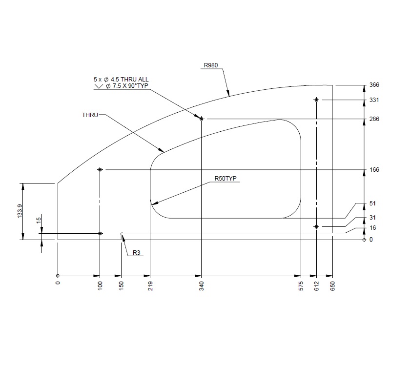 Read more about AE2 O/S Top Over Cab Interface Fascia (Rev A03) product image
