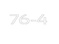 AE2 76-4 Model Number Decal