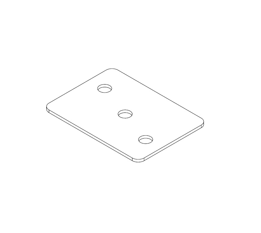 Exterior Storage Box Back Wall Mounting Bracket