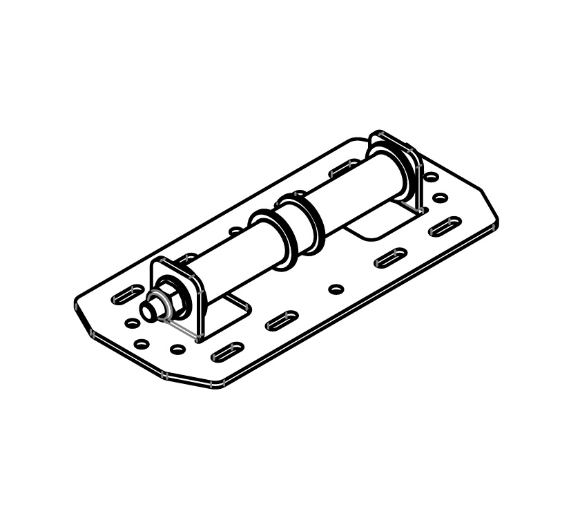 Adamo Drop Down Bed Double Belt Ceiling Bracket