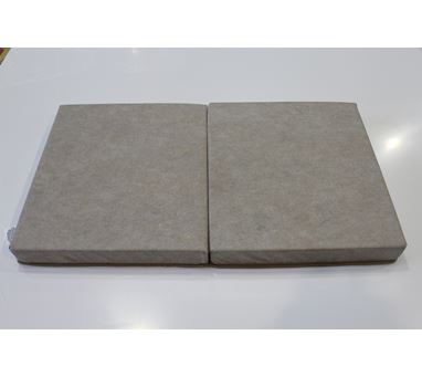 Grey Folding Bunk Cushion 600x525/525x75/75