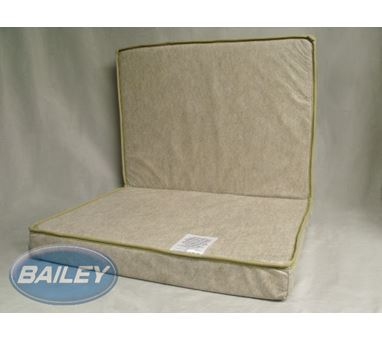 Grey Folding Bunk Cushion 600x455/455x75/75