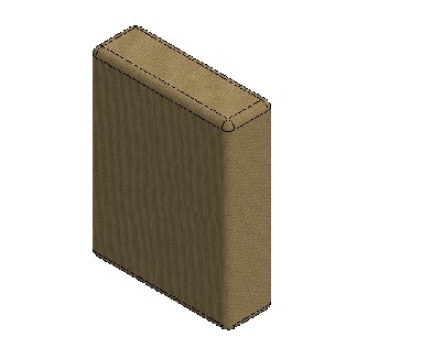 UN4 Front Base Cushion 570x434x144mm - Brompton