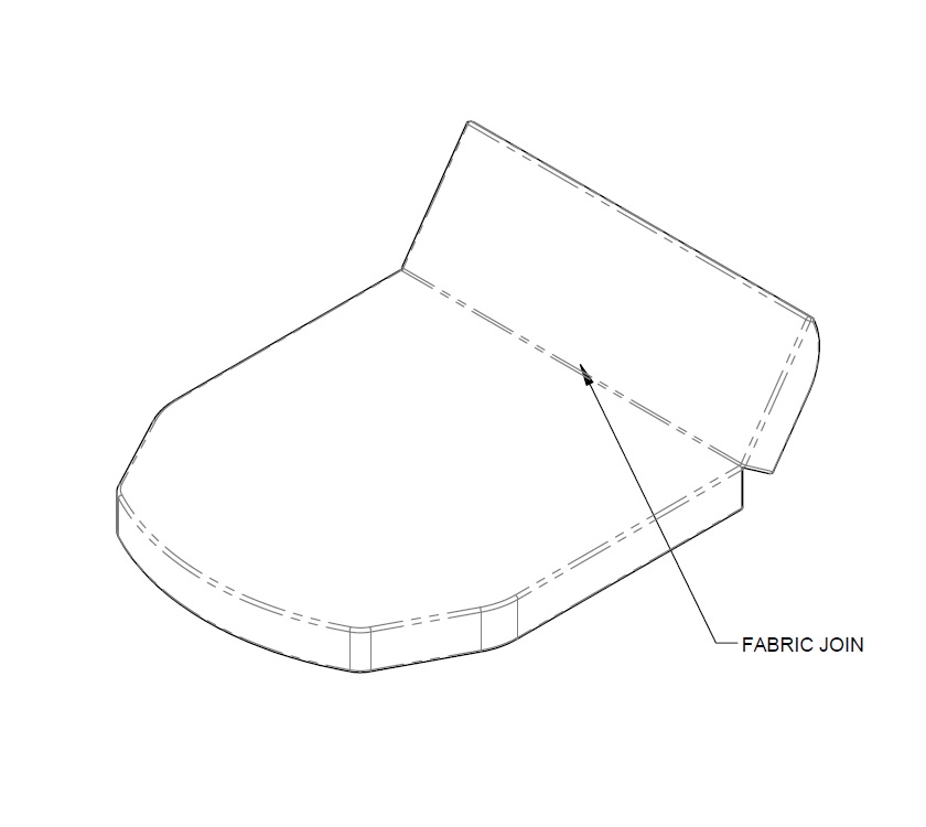 PS6 Island Bed Mattress 1915x1355x150mm