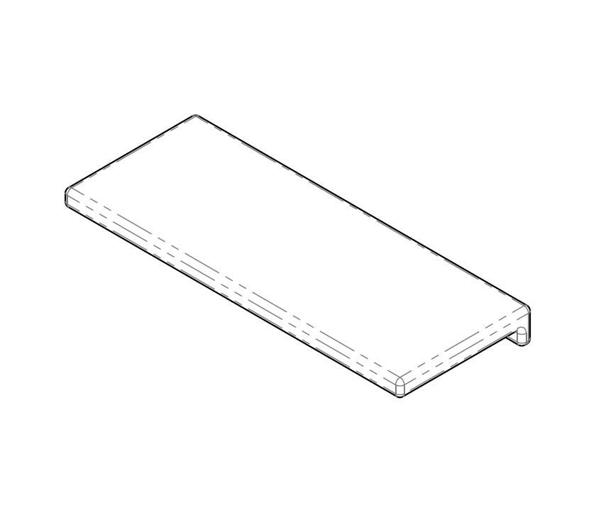 Autograph II 1550x611x150/75mm Base Standard