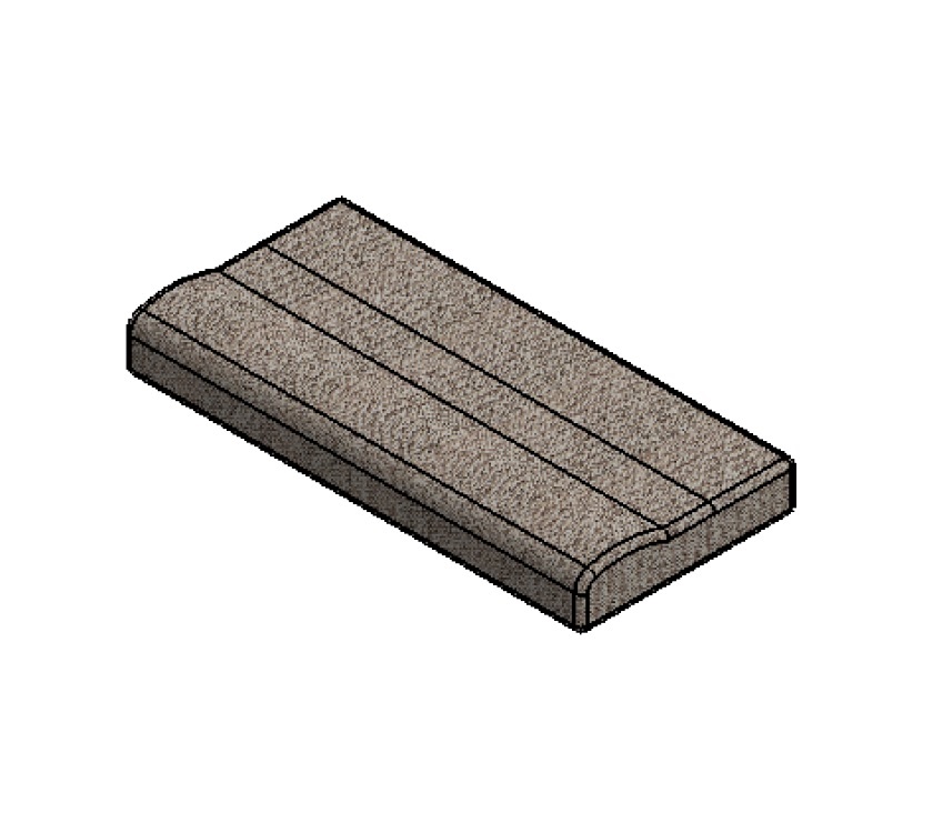 AG1 O/S Front Bunk Base Cushion Portobello