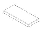 PX1 Front Base 1460x635x140 Platinum (Foam)