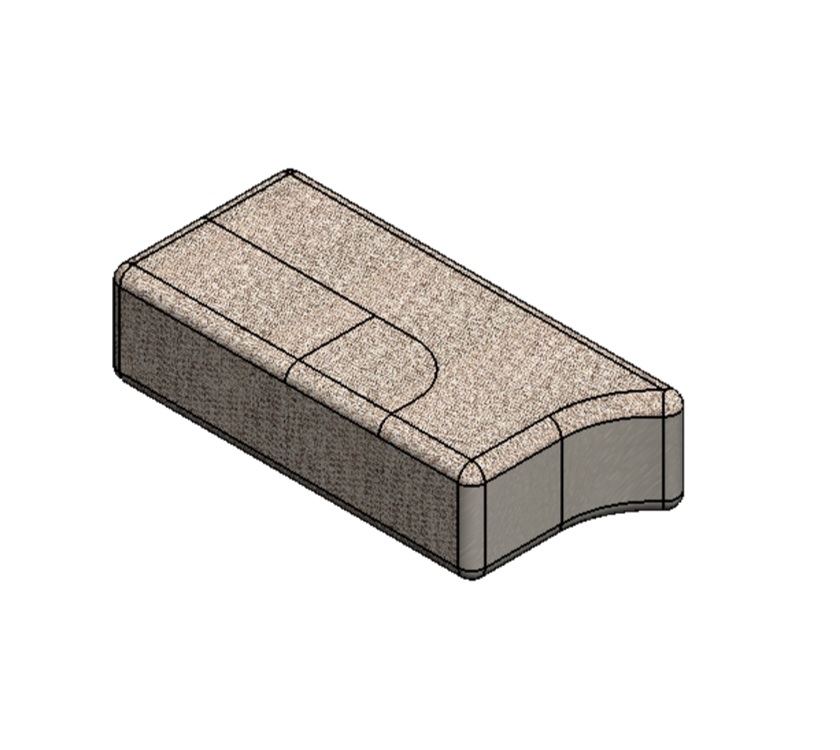 AH3 Infill Seat Base Cushion - Portobello