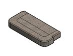 AH3 N/S Seat Base Cushion - Portobello