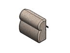 AH3 O/S Small Back Rest Cushion - Portobello
