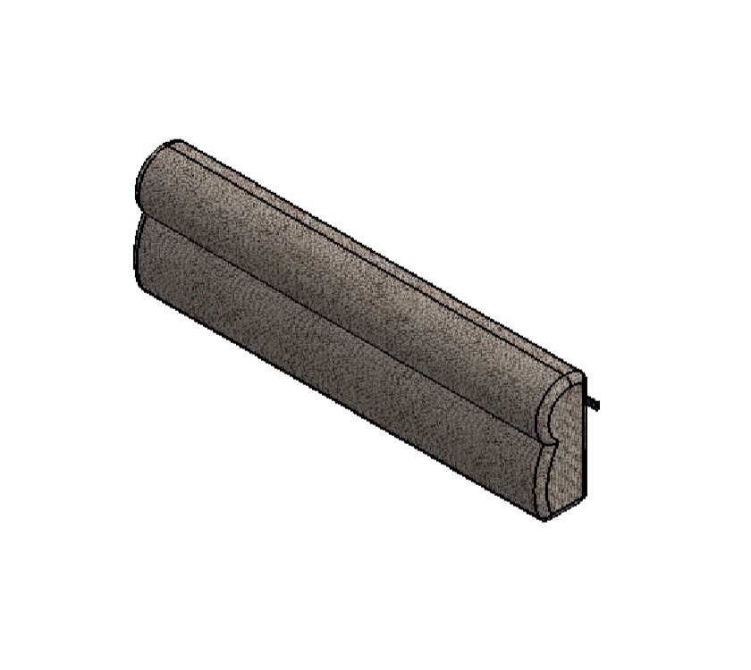 AH3 Rear Lounge FF B/rest Cushion - Portobello