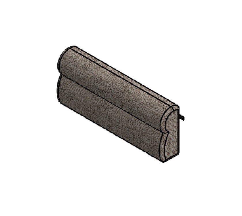 Read more about AH3 Rear Lounge FF B/rest Cushion - Portobello product image