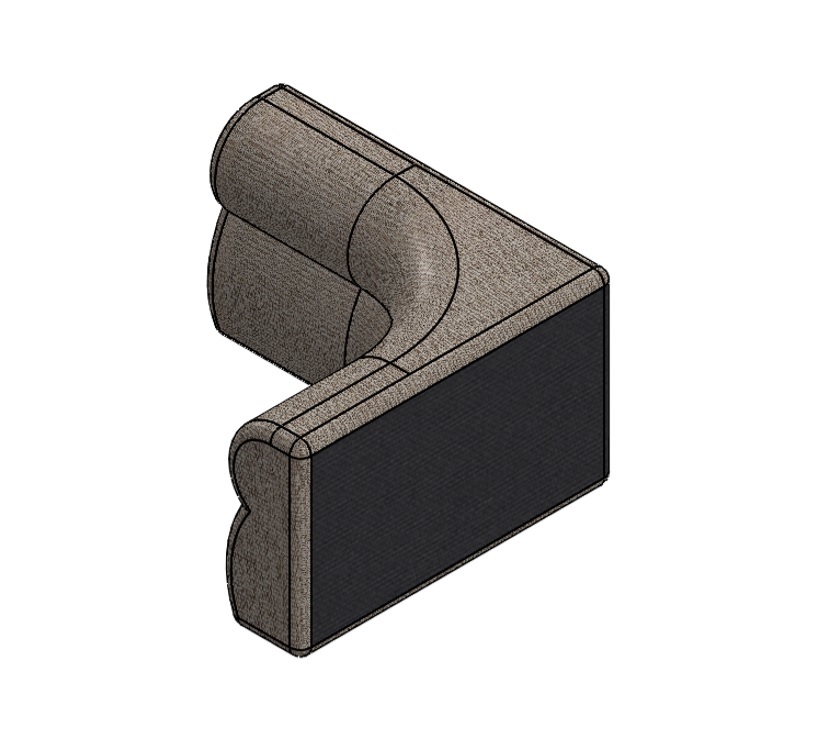 Read more about AH3 Rear Lounge N/S Corner B/rest Cushion - Port product image