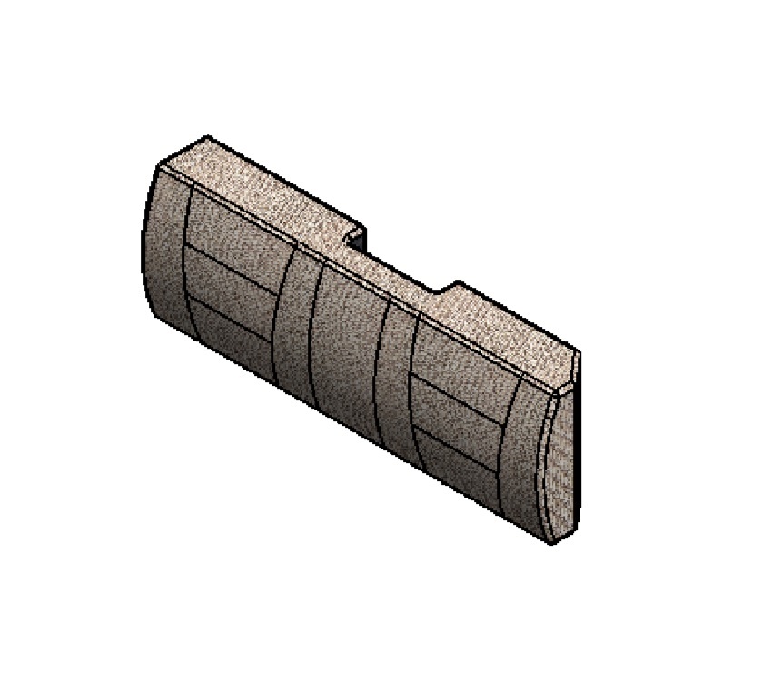 Read more about AH3 81-6 RF Travel Seat Lower B/rest Cushion Port product image