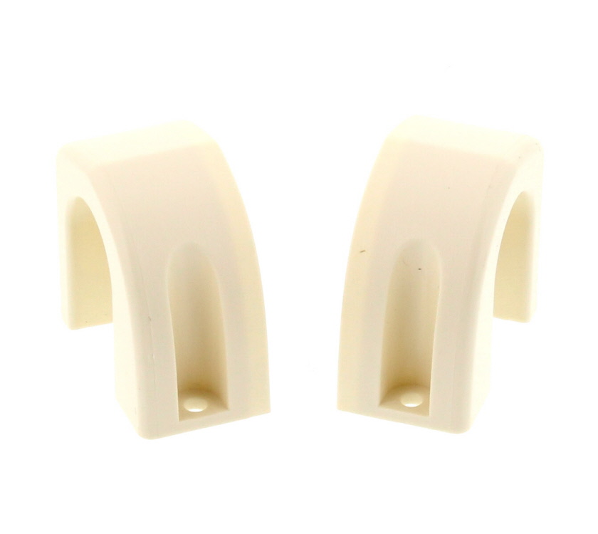 Remiflair 4 Blind Leg End Caps (Pair) RAL9001  - RAL9001