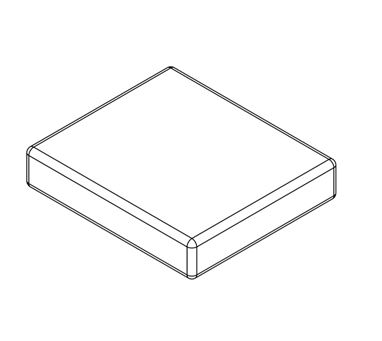 PX1 650 Dinette Base Cushion - Platinum (Sprung)