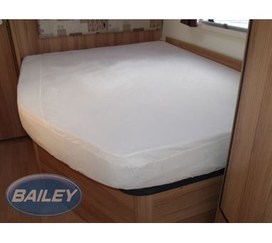 Cream Fitted Bed Sheet for Angled Mattress (L/H)