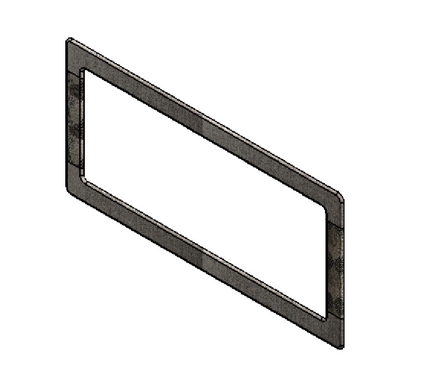 AH3 81-6 Upholstered O/S Window Panel - Portobello