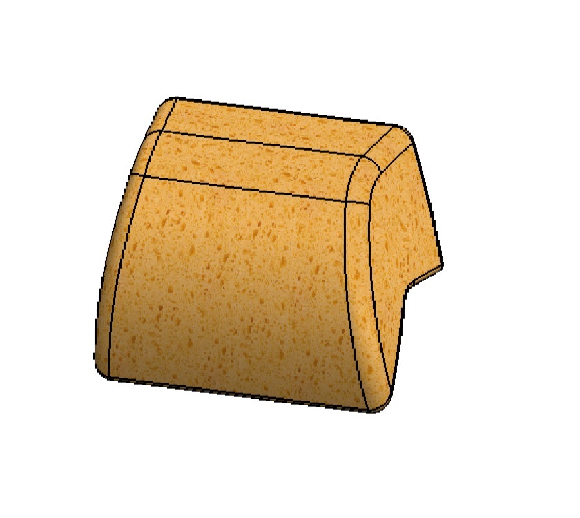 AH3 Half Height Headrest - Portobello