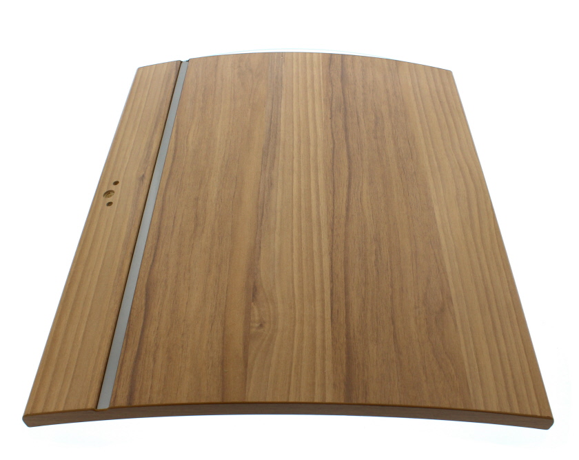 Read more about Walnut Curved Locker Door 391 x 500mm product image