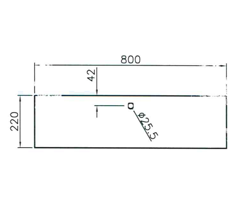 Read more about Walnut Flat Door 800 x 220  product image