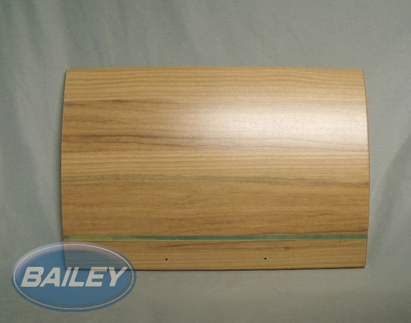 Walnut Curved Locker Door 391x600mm