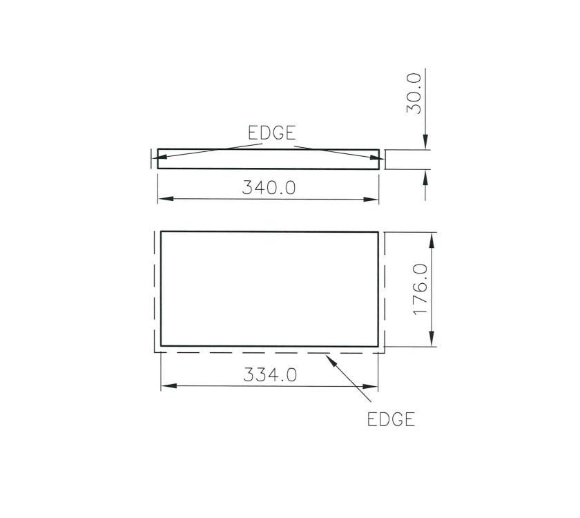 Unicorn III Seville Laundry Basket Worktop U3WE19