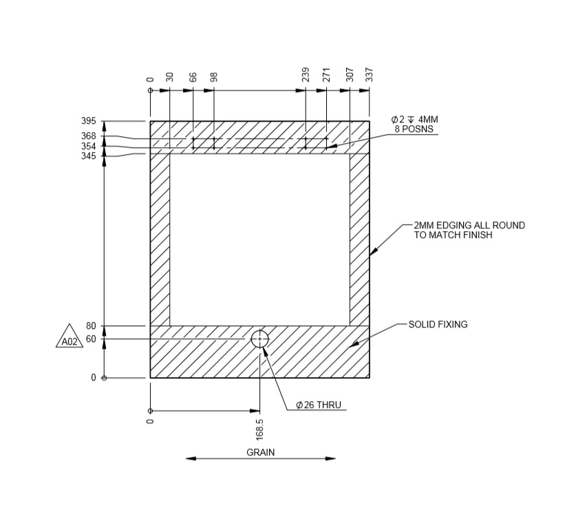 Read more about PT2 White Locker Door 337 x 395 w/ Catch (RevA02) product image