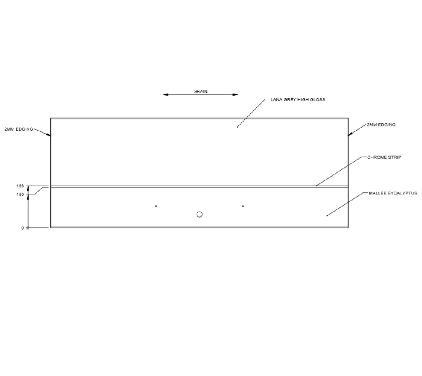 AE2 1100mm Upper Locker Door (Revision 5) Gloss