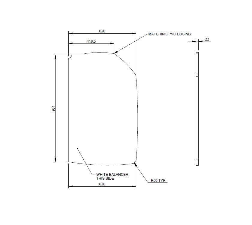 Read more about PS4 GT70 Genoa Sideboard Worktop product image